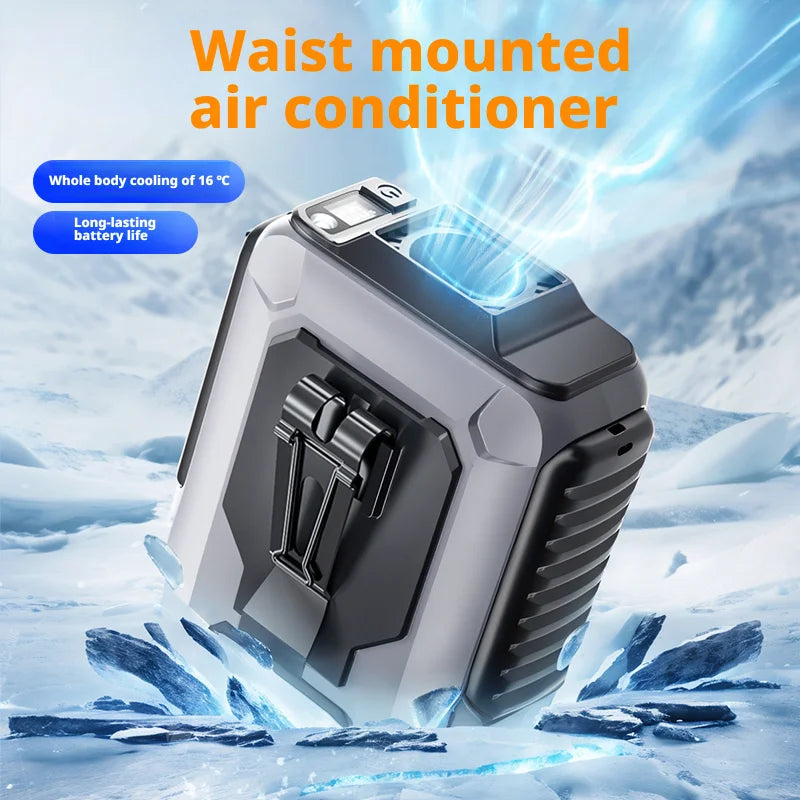 BreezeClip Pro waist mounted air conditioner fan full product view